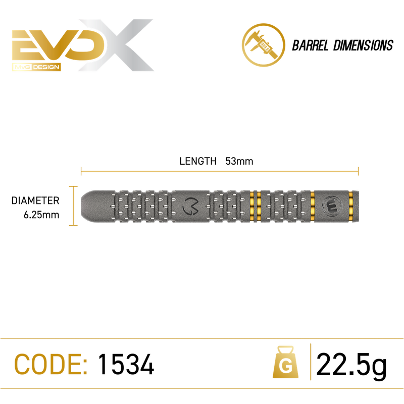 Michael van Gerwen EvoX 90% Steeldarts