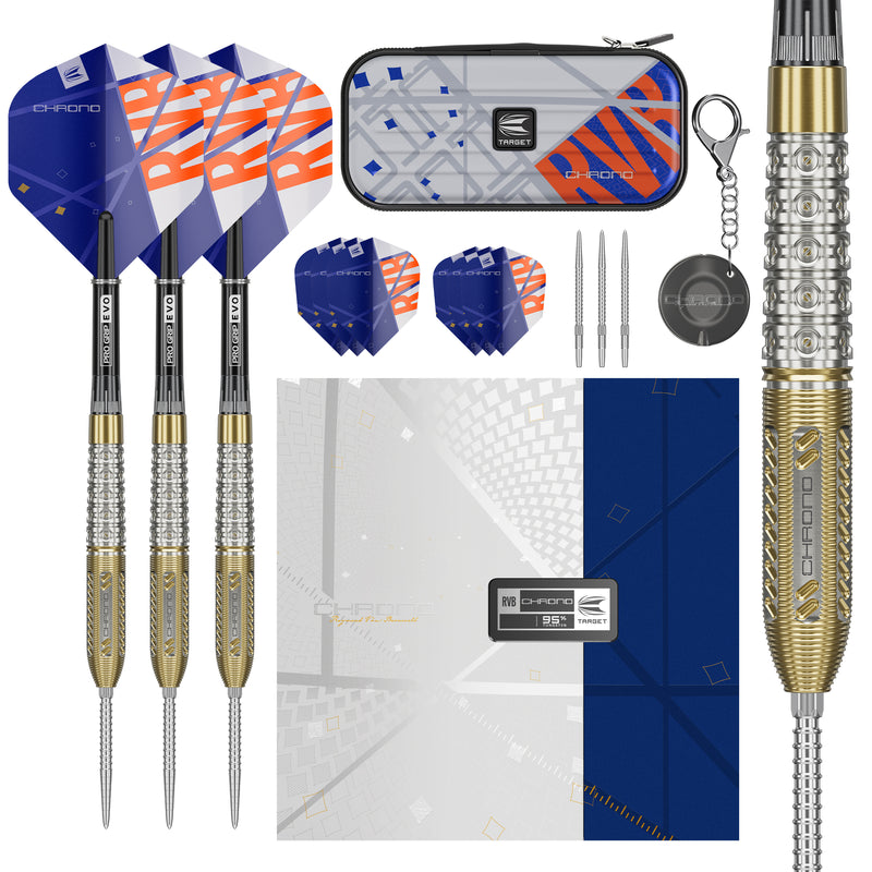 RAYMOND VAN BARNEVELD CHRONO 95% STEEL TIP DARTS