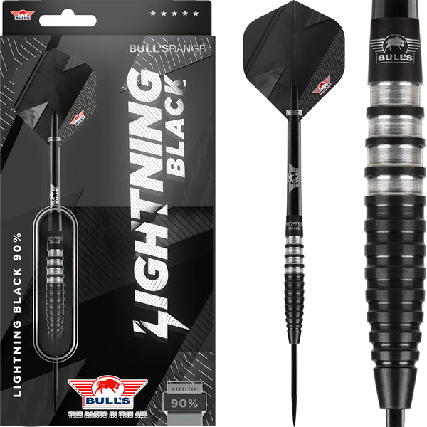 Bull's Lighning Black 90% Steeldarts