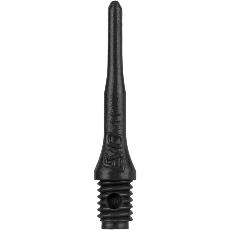 EVO LONG Soft Tip Points Schwarz - 100 Stück - 25mm - DreamDarts Dartshop