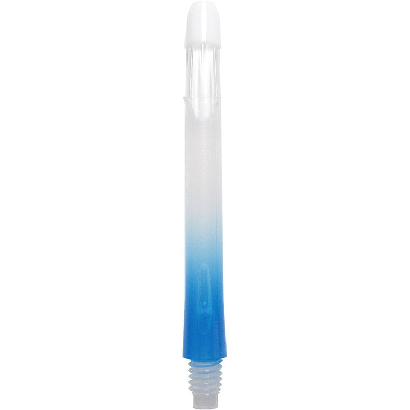 L-Style Two Tone Locked Straight Shafts Milky White/Blue - DreamDarts Dartshop