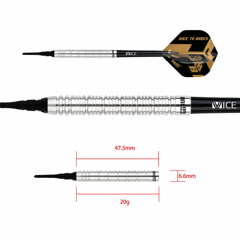 Back to Basic BAS 90% Softdarts - DreamDarts Dartshop